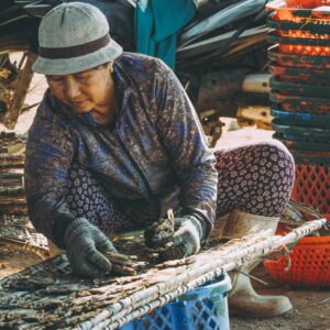 Ảnh minh họa quy trình phơi cá tại Việt Nam